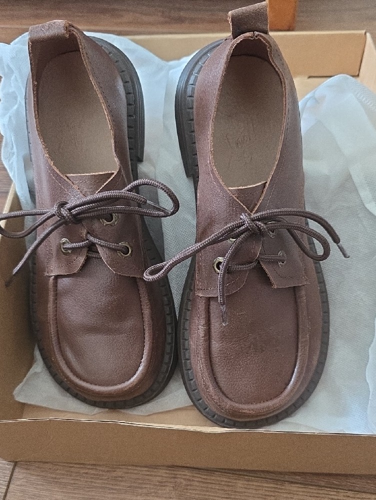 Women's Brown Leather Shoes — image 3 of 5